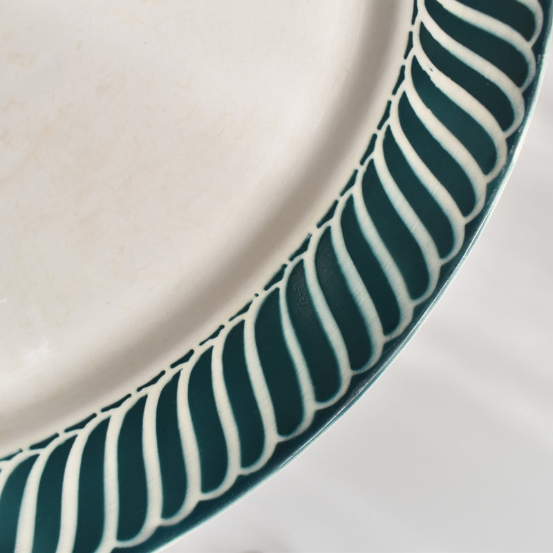 Vintage Oval Platter Digoin & Sarreguemines Jacquot