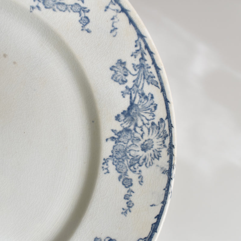 Antique Plate Creil et Montereau Aubépine B