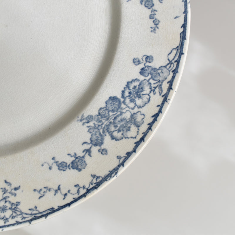 Antique Plate Creil et Montereau Aubépine B