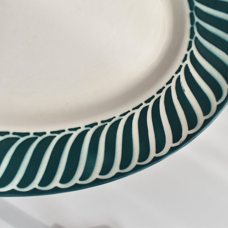 Vintage Oval Platter Digoin & Sarreguemines Jacquot