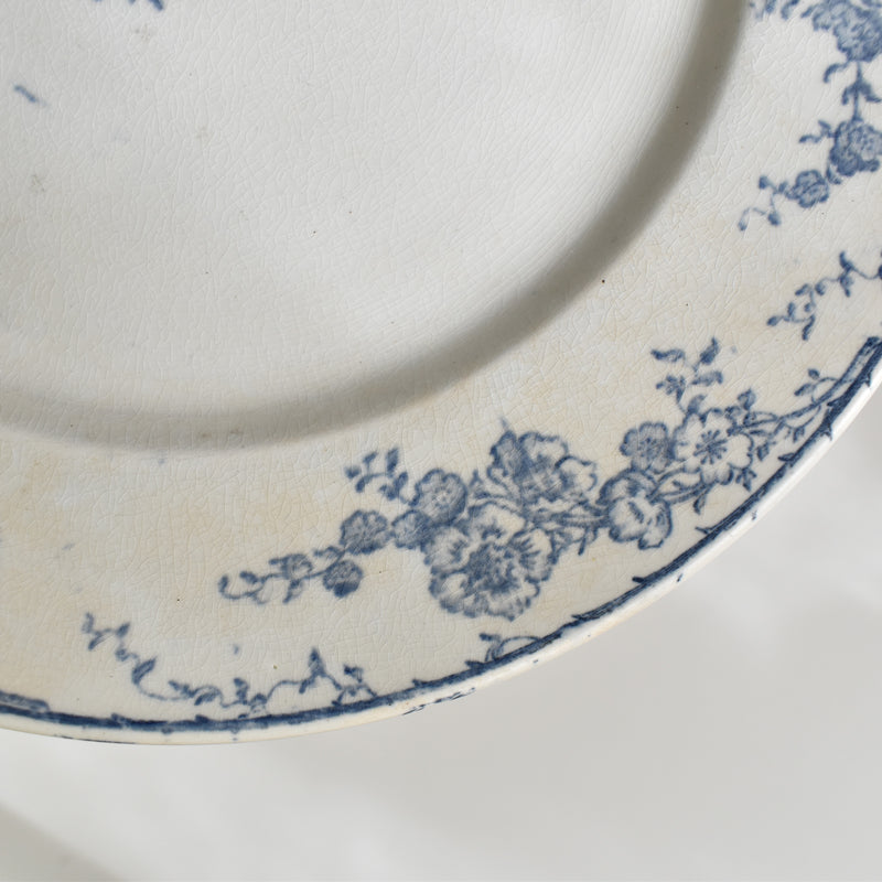 Antique Plate Creil et Montereau Aubépine B