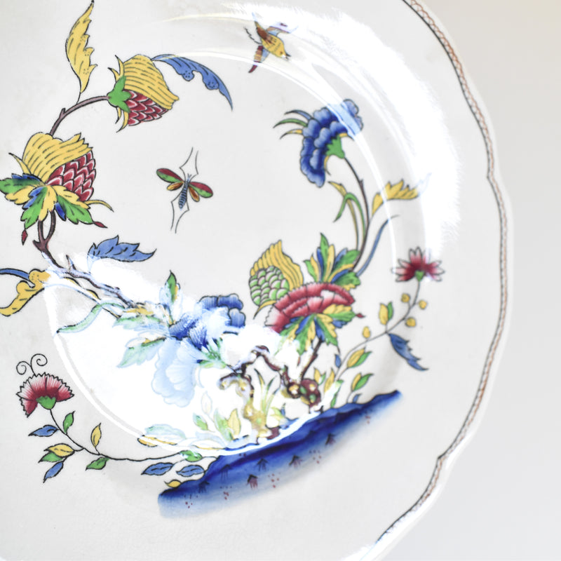 Antique Dessert Plate U&C Sarreguemines Rouen A