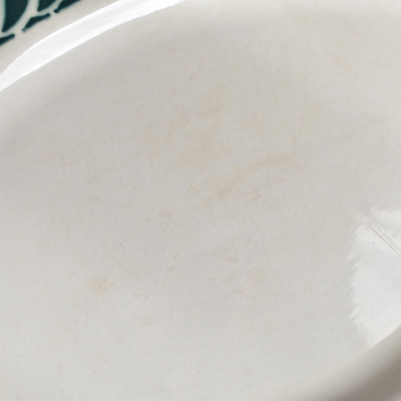 Vintage Oval Platter Digoin & Sarreguemines Jacquot