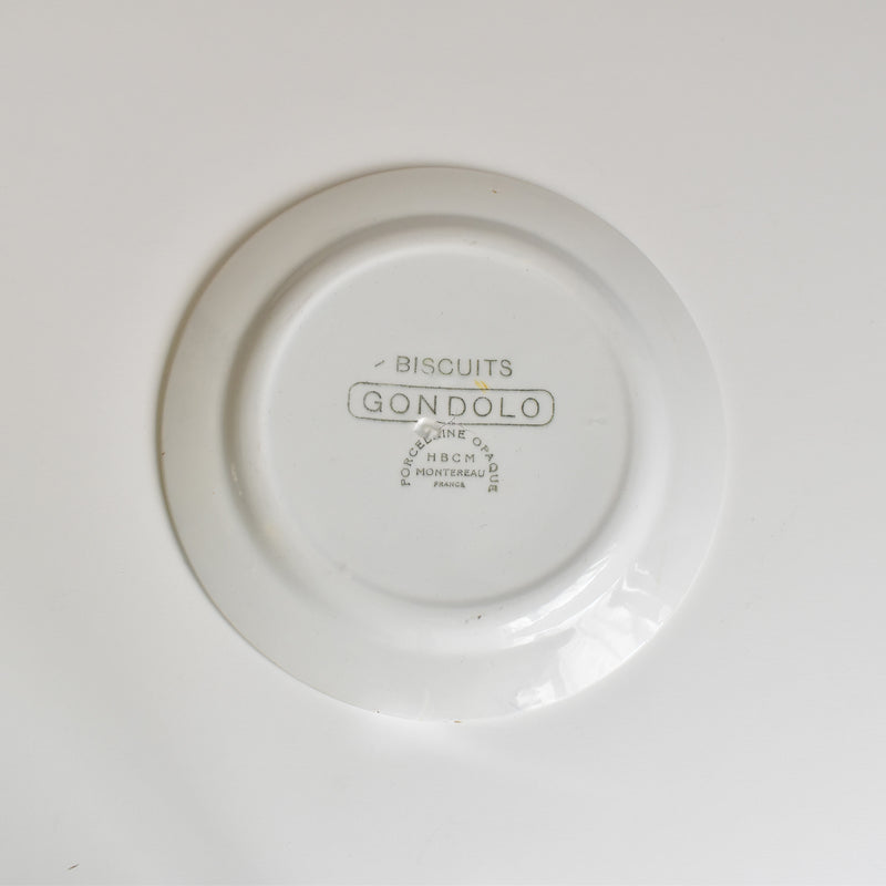 Vintage Dessert Plate HBCM Creil et Montereau Balto B