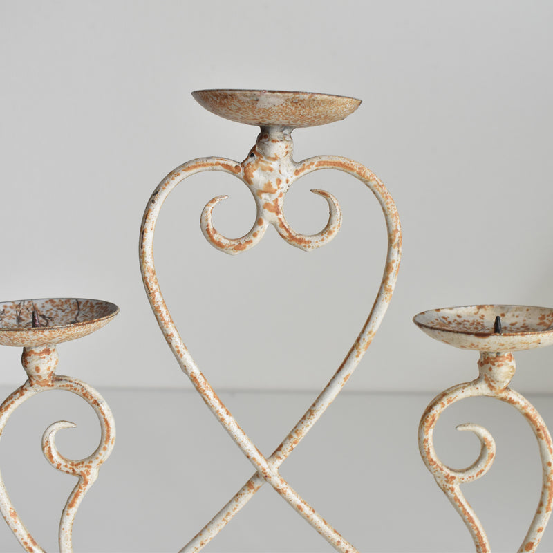Vintage Iron 5-Arm Candle Holder