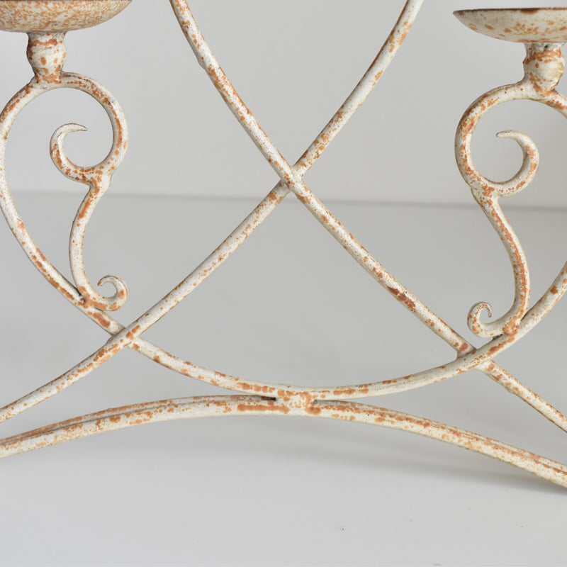 Vintage Iron 5-Arm Candle Holder
