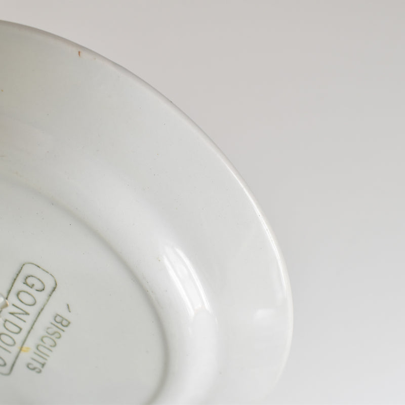 Vintage Dessert Plate HBCM Creil et Montereau Balto B