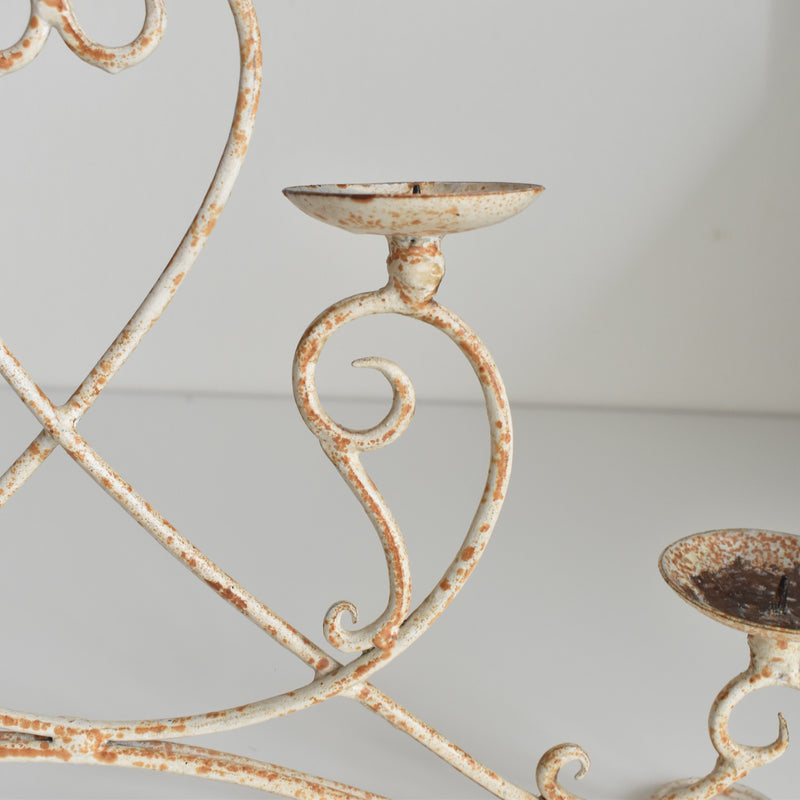 Vintage Iron 5-Arm Candle Holder