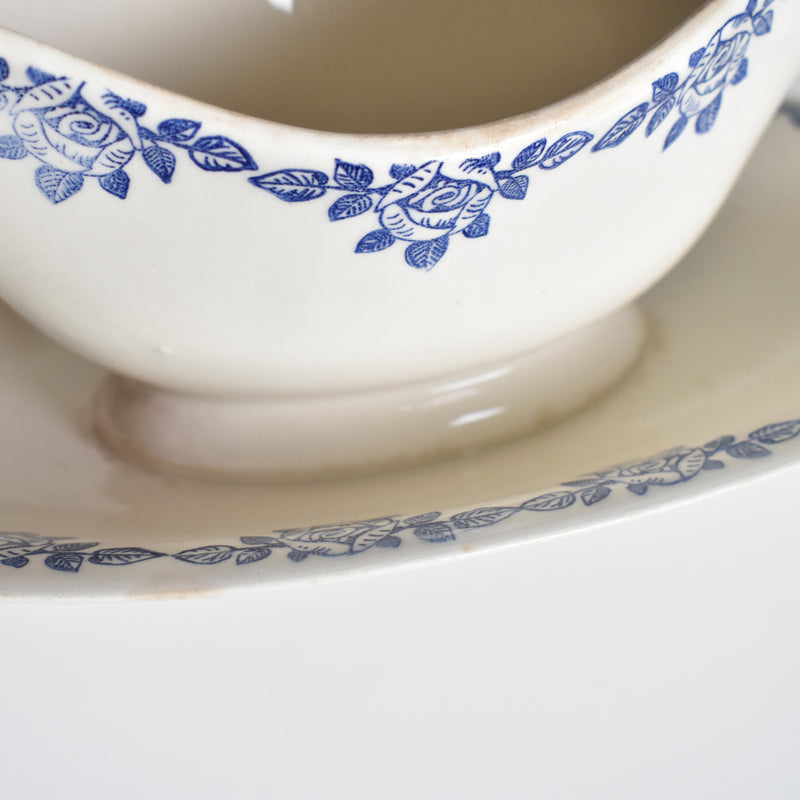 Vintage Sauce Boat, HBCM Creil Montereau Suresnes