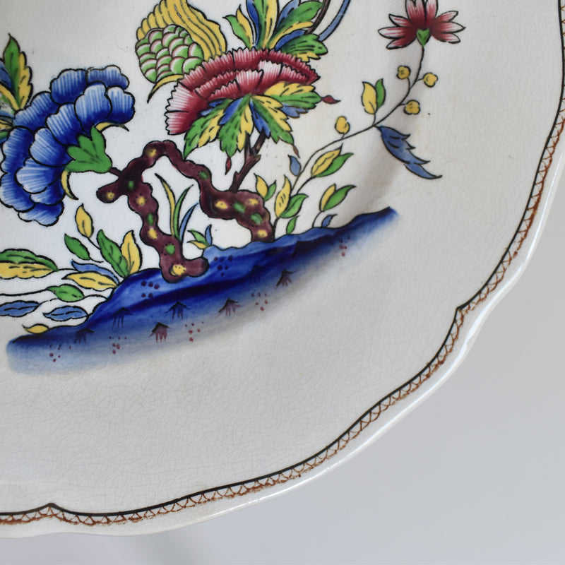 Antique Dessert Plate U&C Sarreguemines Rouen A