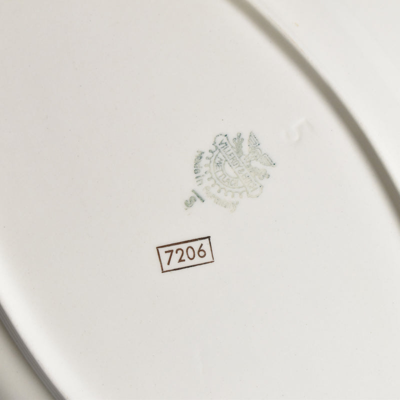 Vintage Oval Platter Villeroy & Boch 7206 Gold F