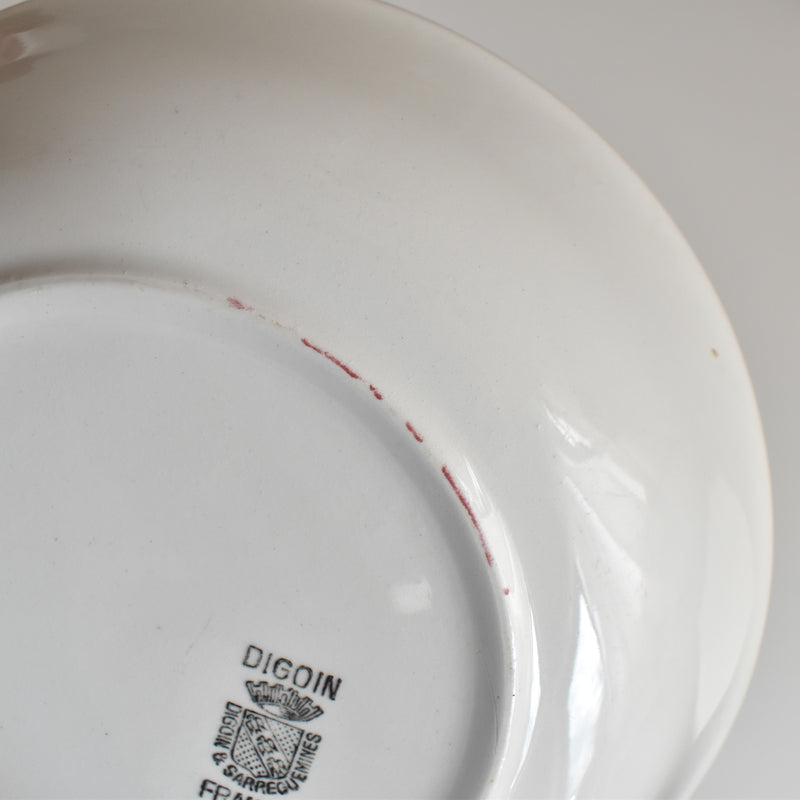 Vintage deep dish, Digoin & Sarreguemines 9641 A