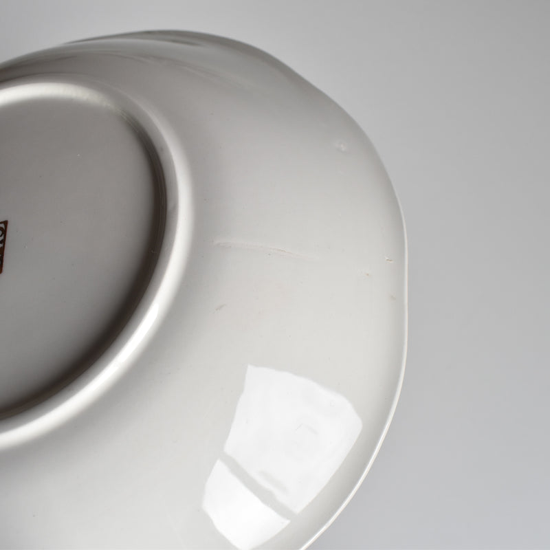 Vintage Deep Plate Gien Floréal