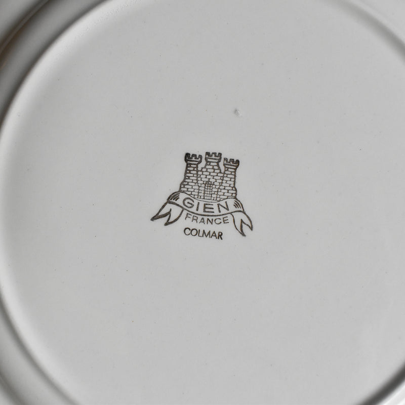 Vintage Plate Gien Colmar D