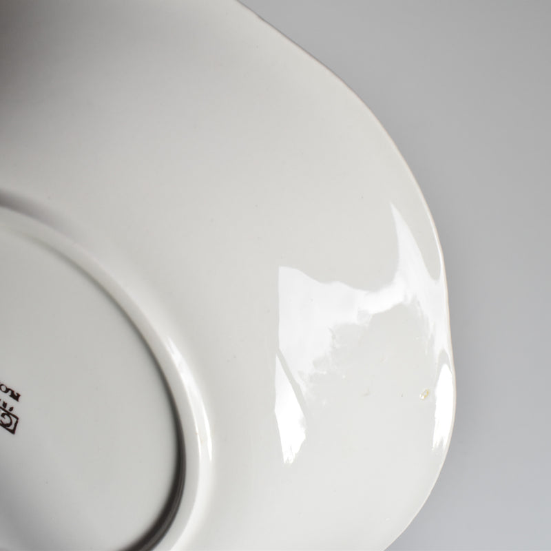 Vintage Deep Plate Gien Floréal