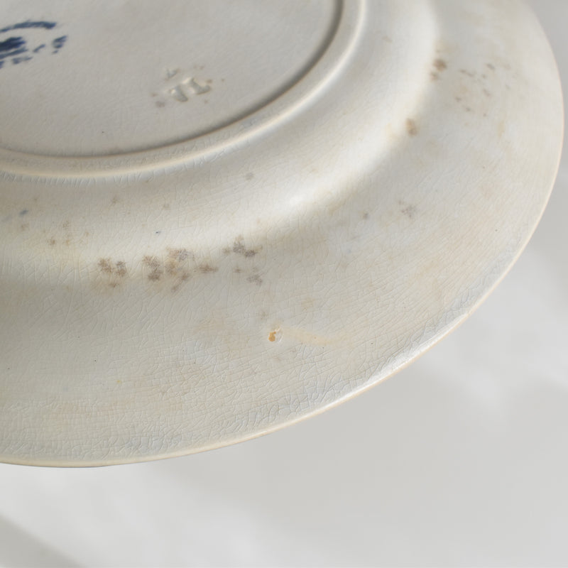 Antique Plate Creil-Montereau Aubépine C
