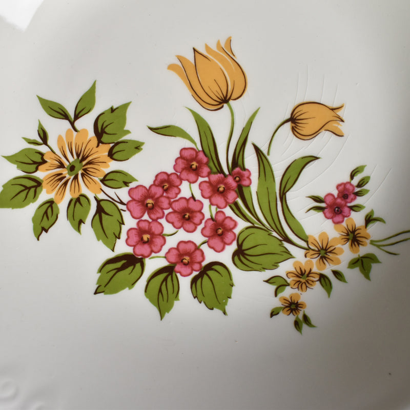 Vintage Deep Plate Gien Floréal
