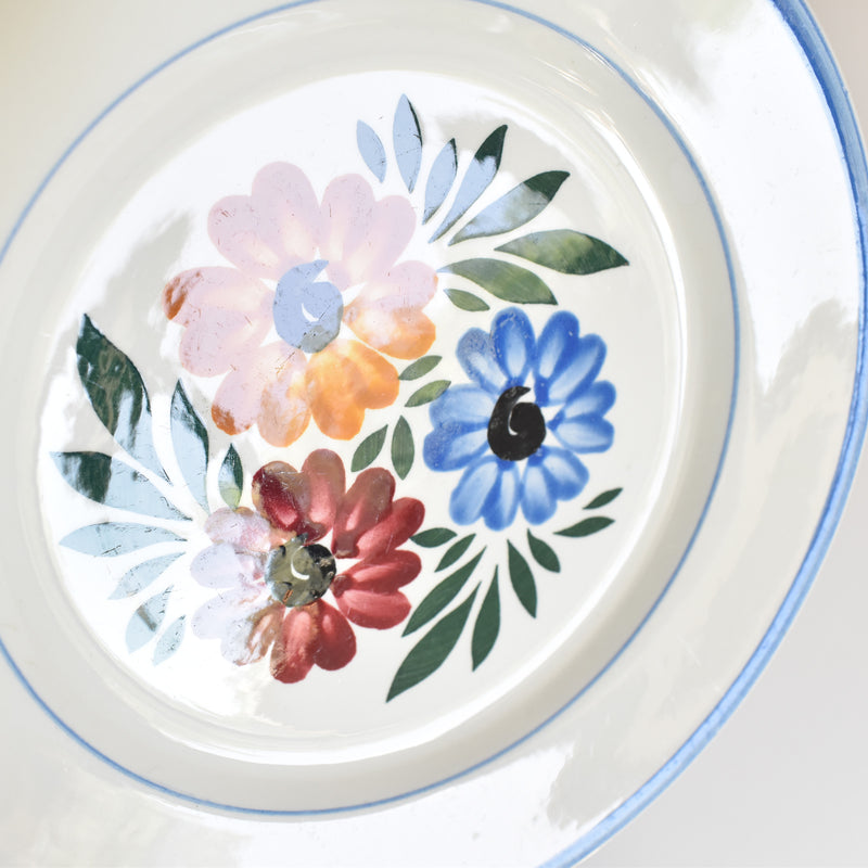 Vintage Dessert Plate HBCM Creil-Montereau Yvonne A