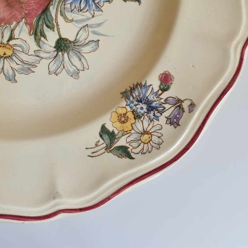 Vintage Plate Digoin & Sarreguemines Agreste A