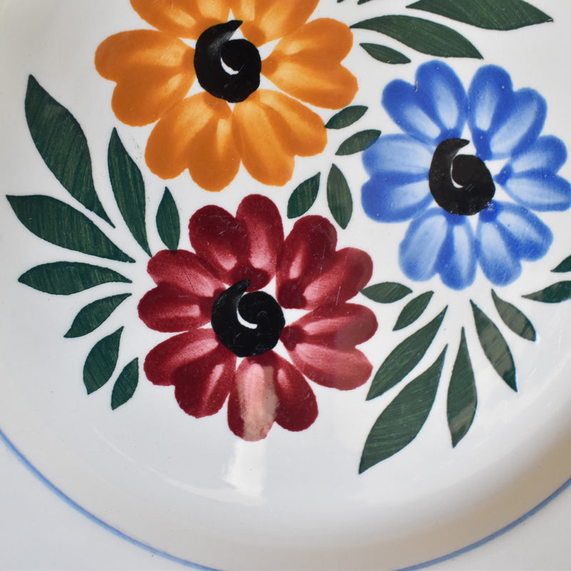 Vintage Dessert Plate HBCM Creil-Montereau Yvonne A