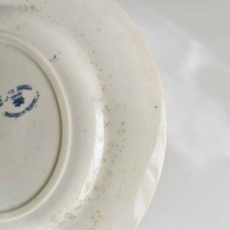 Antique Plate Creil-Montereau Aubépine C