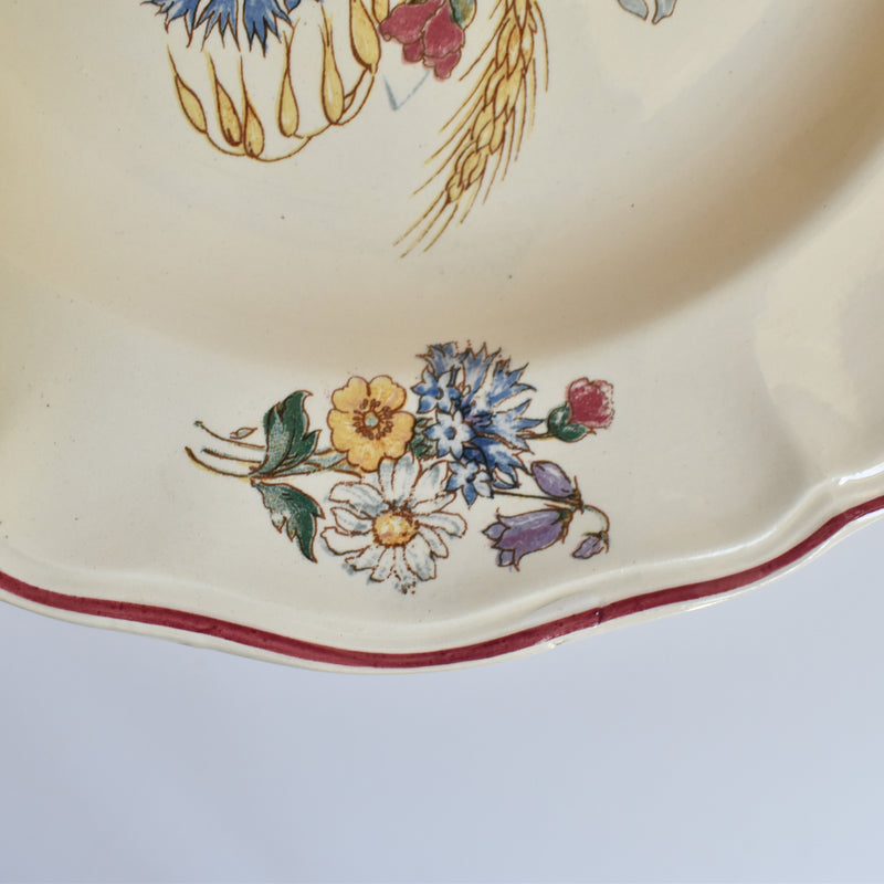 Vintage Plate Digoin & Sarreguemines Agreste A