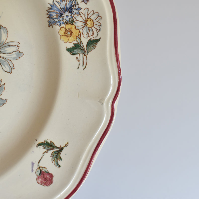 Vintage Plate Digoin & Sarreguemines Agreste A