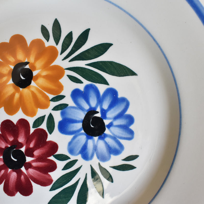Vintage Dessert Plate HBCM Creil-Montereau Yvonne A