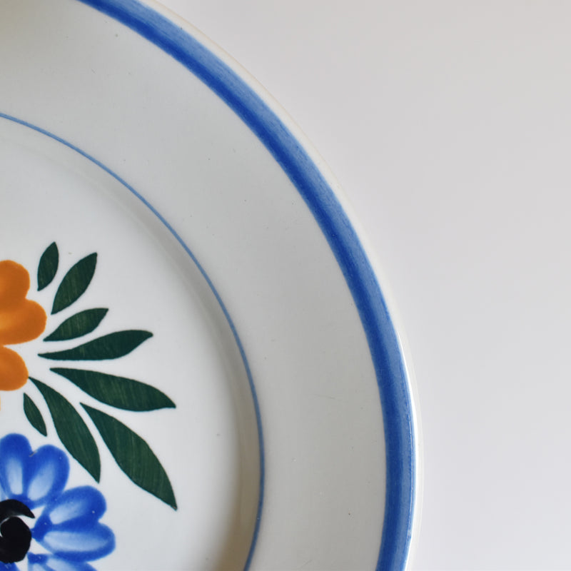 Vintage Dessert Plate HBCM Creil-Montereau Yvonne A