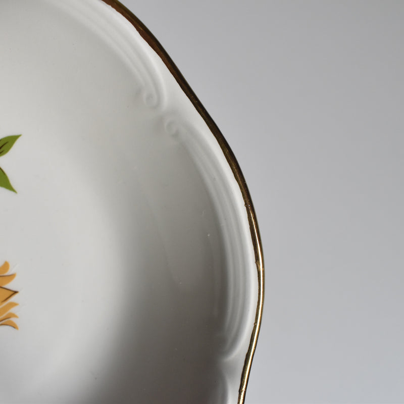 Vintage Deep Plate Gien Floréal