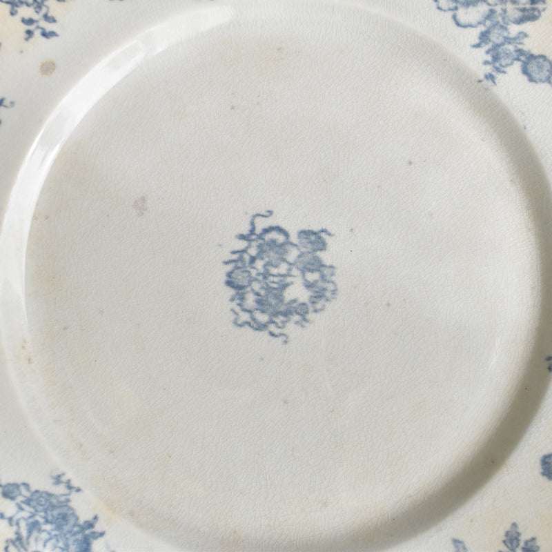 Antique Plate Creil-Montereau Aubépine C