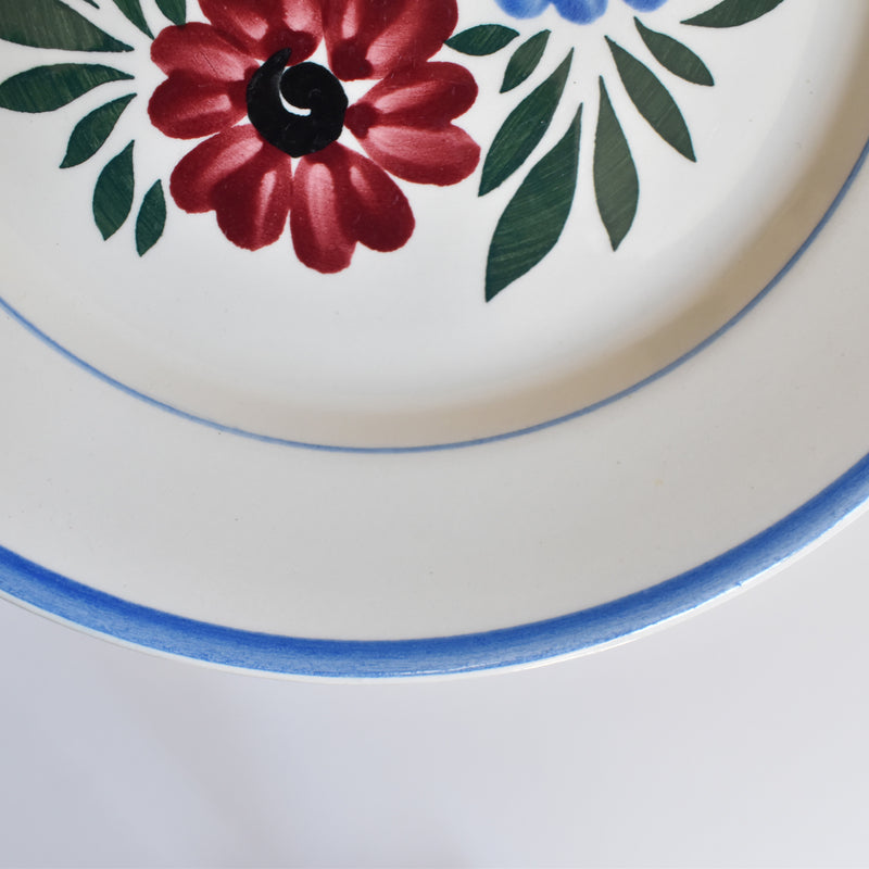 Vintage Dessert Plate HBCM Creil-Montereau Yvonne A