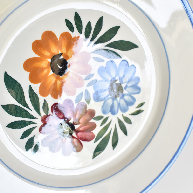 Vintage Dessert Plate HBCM Creil-Montereau Yvonne A