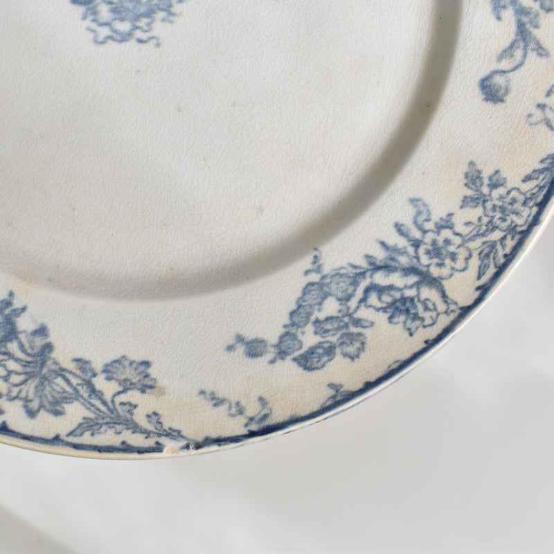 Antique Plate Creil-Montereau Aubépine C