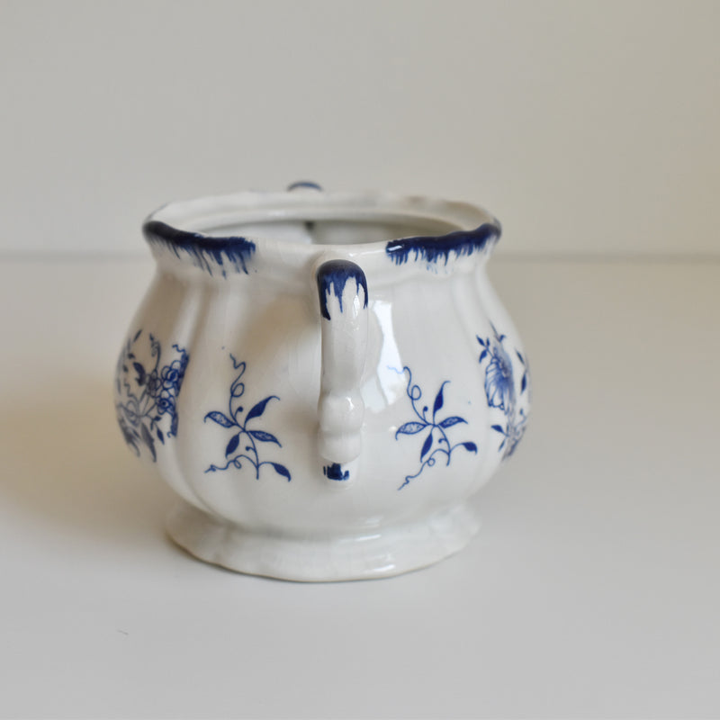 Vintage sugar pot Digoin & Sarreguemines Lancaster
