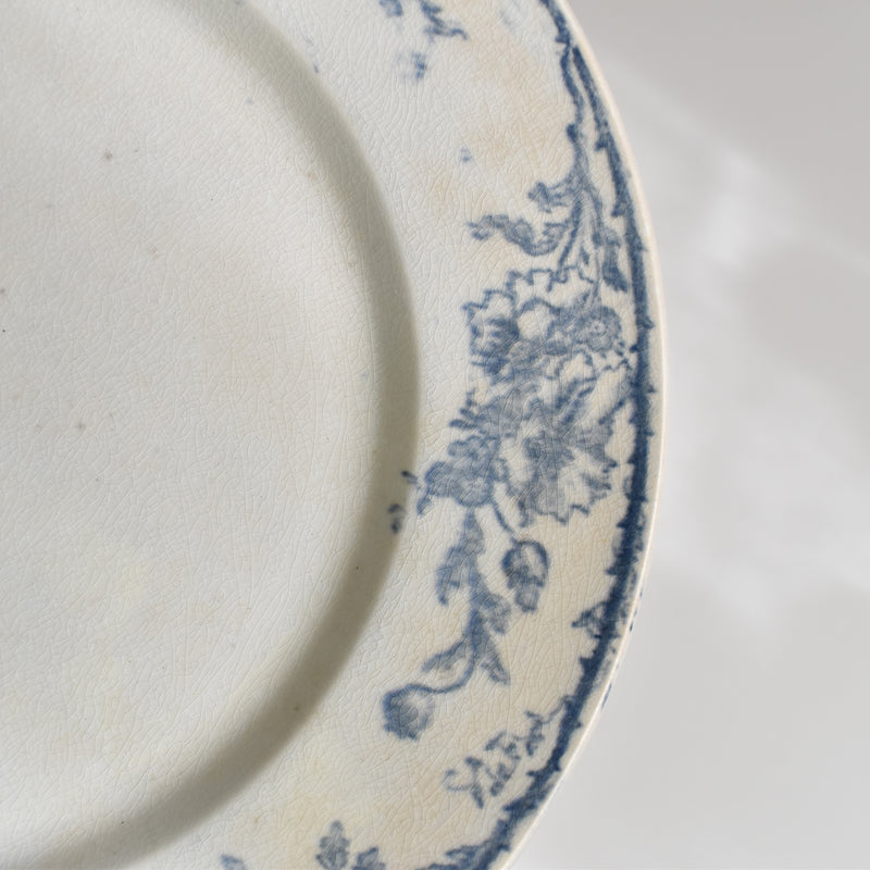 Antique Plate Creil-Montereau Aubépine C