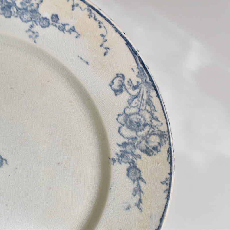 Antique Plate Creil-Montereau Aubépine C