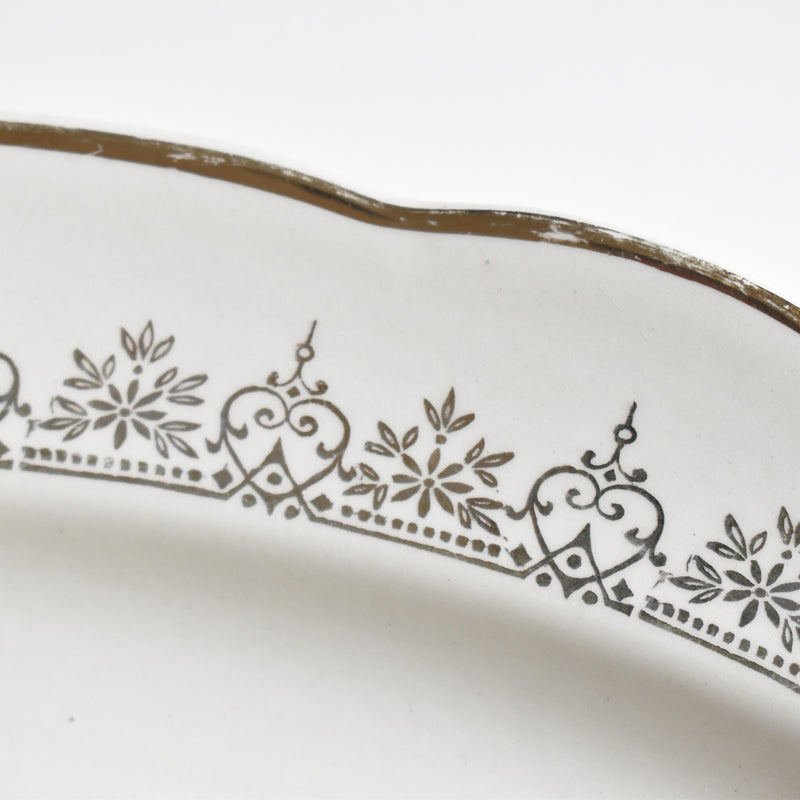 Vintage Oval Platter Villeroy & Boch 7206 Gold F