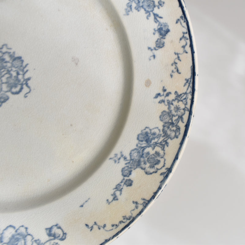 Antique Plate Creil-Montereau Aubépine C