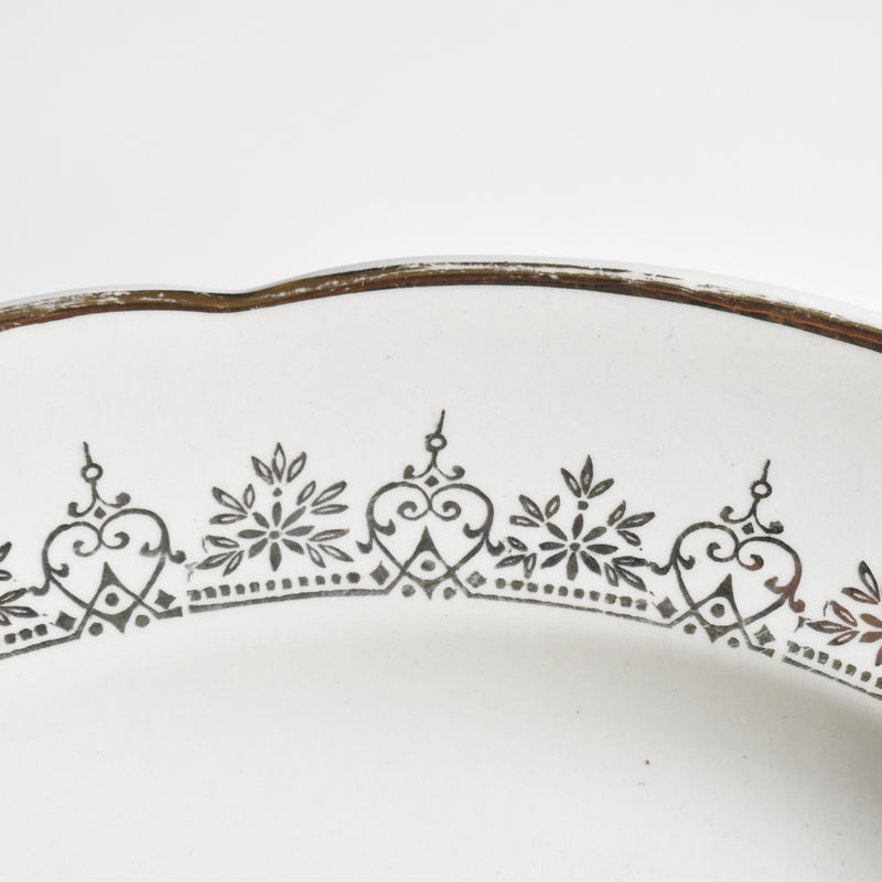 Vintage Oval Platter Villeroy & Boch 7206 Gold F