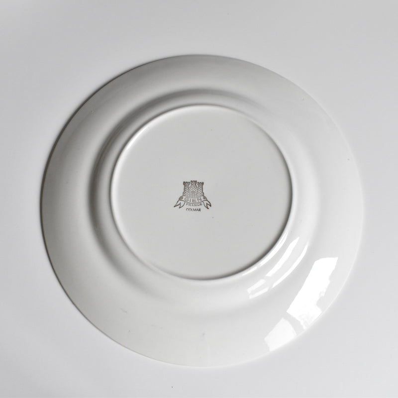 Vintage plate Gien Colmar E