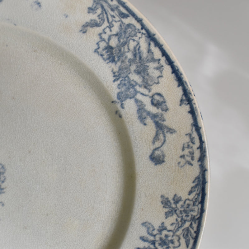 Antique Plate Creil-Montereau Aubépine C