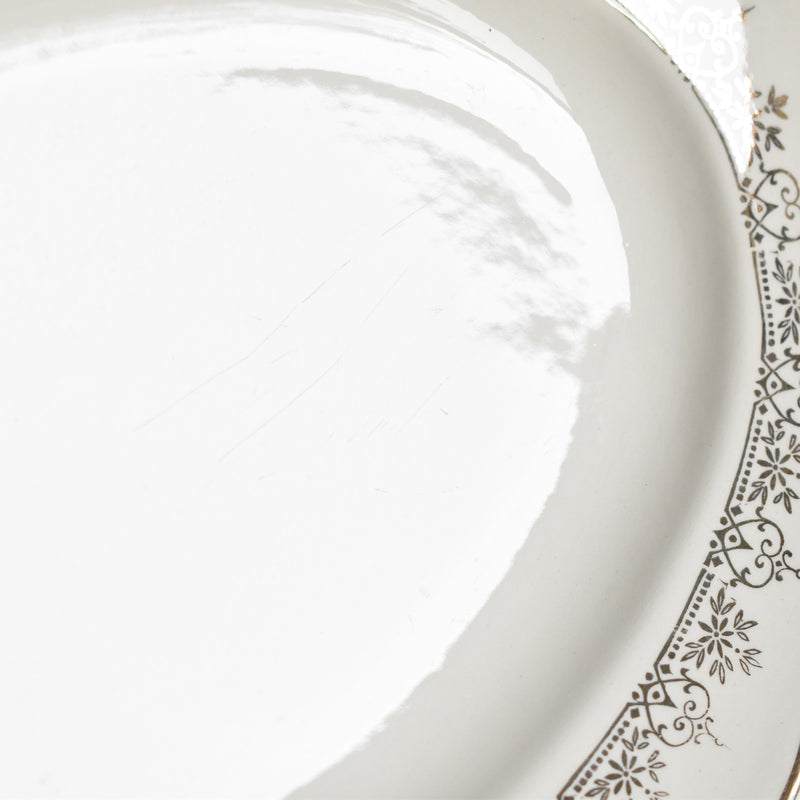 Vintage Oval Platter Villeroy & Boch 7206 Gold F