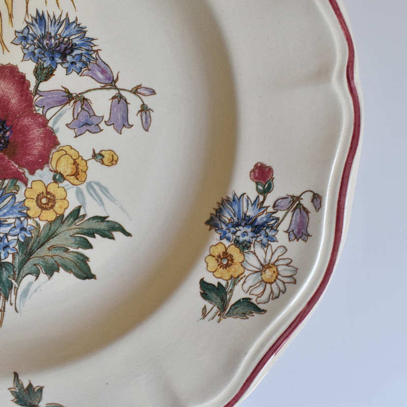 Vintage Plate Digoin & Sarreguemines Agreste B