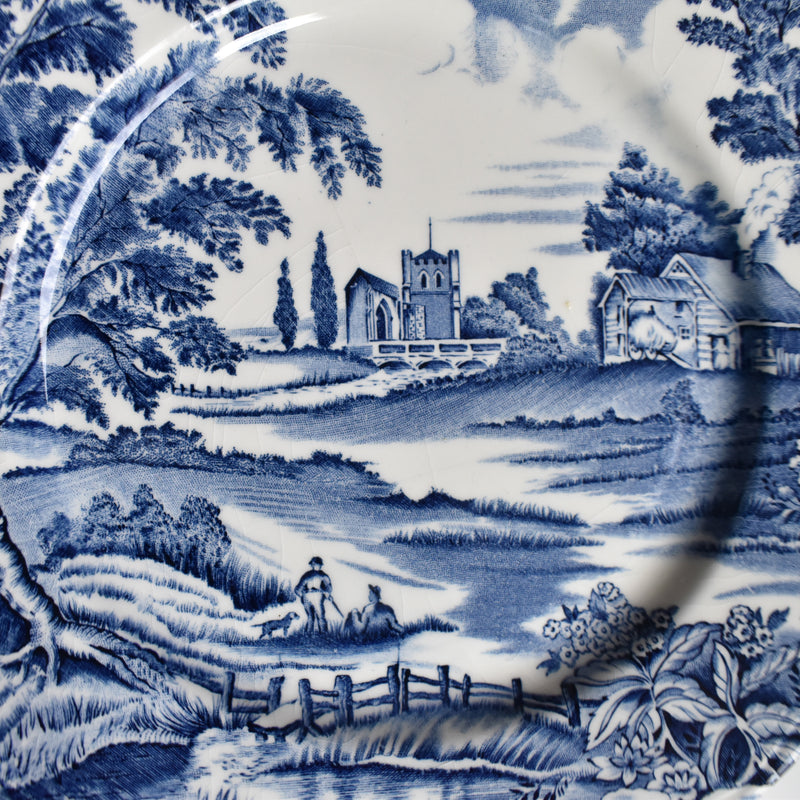 Vintage Plate Lunéville English Style A