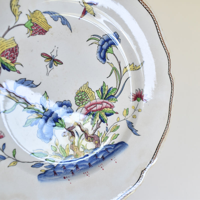 Antique Dessert Plate U&C Sarreguemines Rouen B