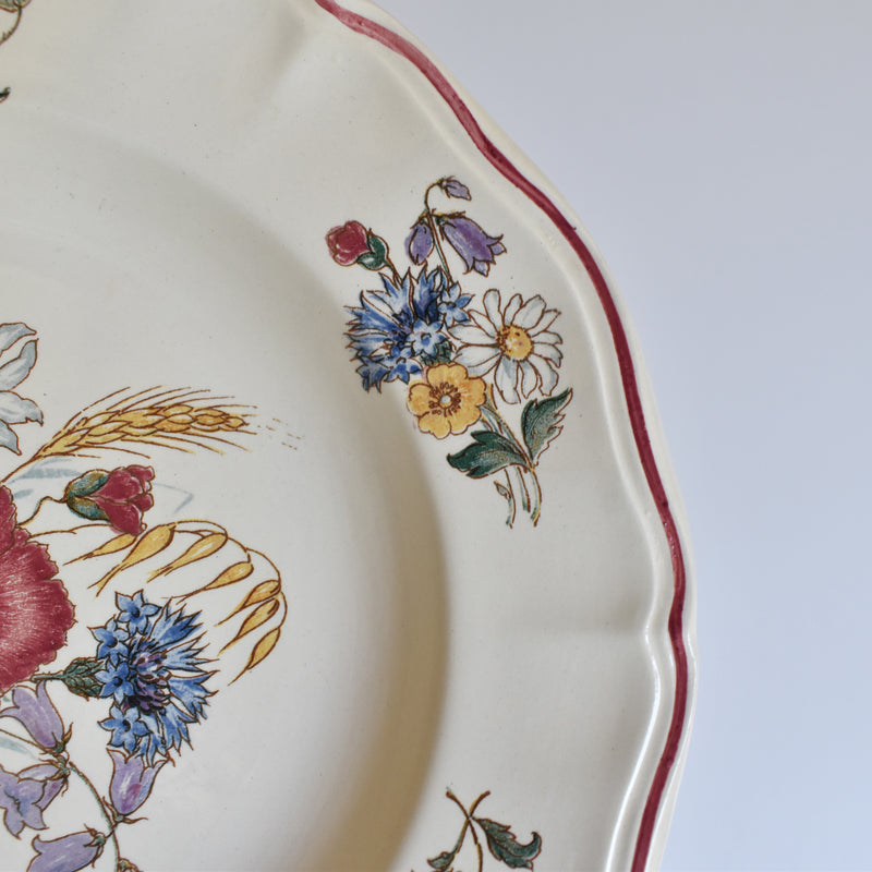 Vintage Plate Digoin & Sarreguemines Agreste B