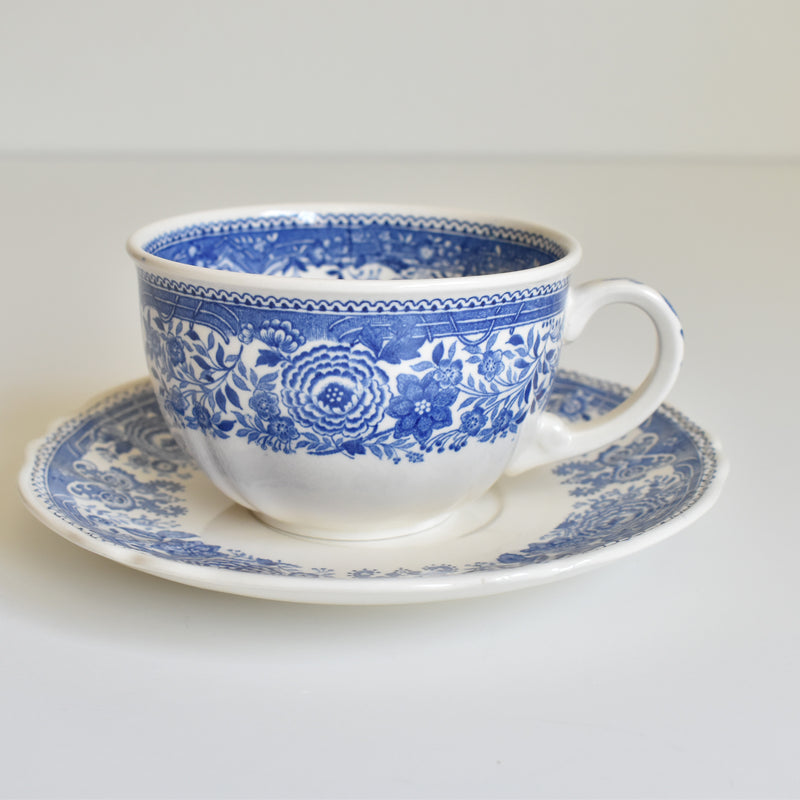 Vintage Teacup & Saucer Villeroy & Boch Burgenland A