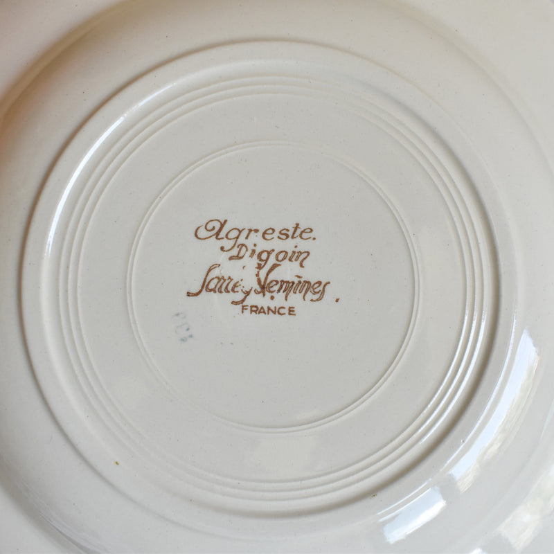 ヴィンテージプレート ディゴワン＆サルグミンヌ Agreste C