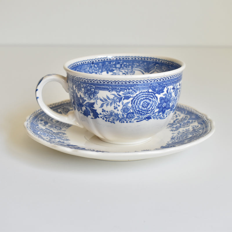 Vintage Teacup & Saucer Villeroy & Boch Burgenland A